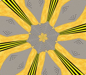 kwiaty;72,2019,(media mieszane) autorstwa Alex Caminker