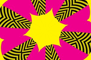 kwiaty #14,2019, (media mieszane) autorstwa Alex Caminker
