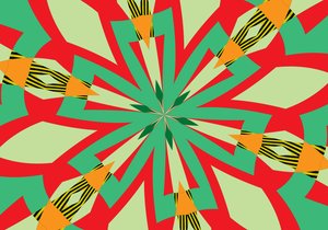 kwiaty #29,2019, (media mieszane) autorstwa Alex Caminker