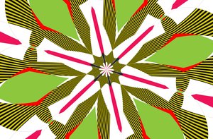 kwiaty #5,2019, (media mieszane) autorstwa Alex Caminker