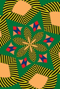 kwiaty #7,2019, (media mieszane) autorstwa Alex Caminker