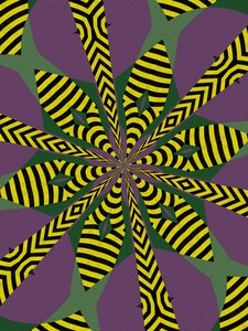 kwiaty #8,2019, (media mieszane) autorstwa Alex Caminker