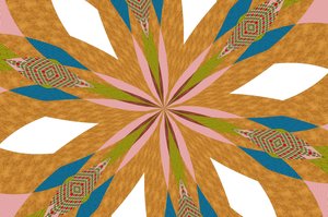 kwiaty #9,2019, (media mieszane) autorstwa Alex Caminker
