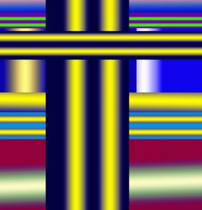 przewody wysokiego napięcia, 2019, (gradient) autorstwa Alex Caminker