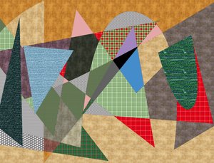 krajobraz #1,2019, (media mieszane) autorstwa Alex Caminker