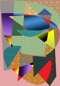 krajobraz #2,2019, (media mieszane) autorstwa Alex Caminker