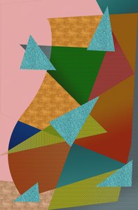 krajobraz #27,2019, (media mieszane) autorstwa Alex Caminker