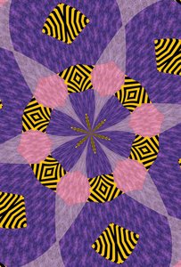 ornament #69,2019, (media mieszane) autorstwa Alex Caminker