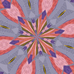 ozdoba #72,2019,(media mieszane) autorstwa Alex Caminker