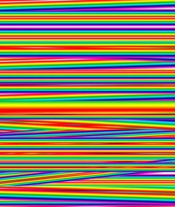 tęczowe pole magnesu.2017, (gradient) autorstwa Alex Caminker