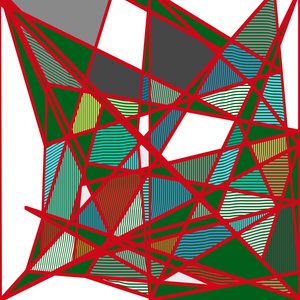 dźwięk wokół,2019,(gradient) autorstwa Alex Caminker
