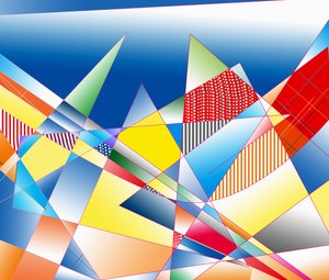 brzmiące góry,2019,(gradient) autorstwa Alex Caminker