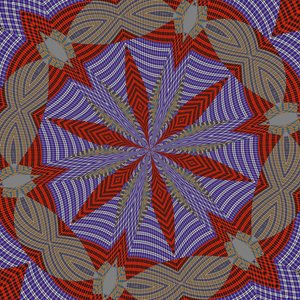 symetria #33,2019, (media mieszane) autorstwa Alex Caminker