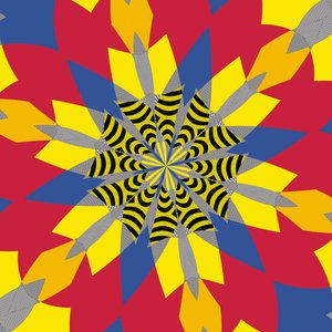 symetria #6,2019, (media mieszane) autorstwa Alex Caminker