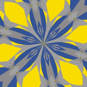 symetria #8,2019, (media mieszane) autorstwa Alex Caminker