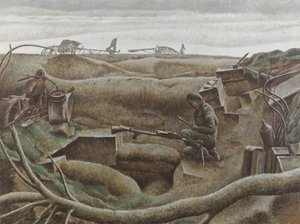 Nijmegen Salient, grudzień 1944 (olej na płótnie)