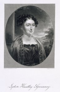 Lydia Huntley Sigourney (1791-1865), grawerowana przez Burta autorstwa Alexander