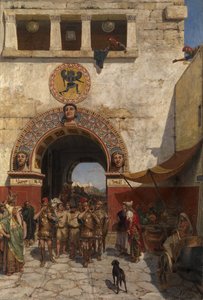 Brama w Volterra, Etruria autorstwa Alexander Alexandrovich Svedomsky