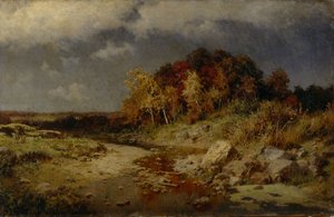 Wietrzny jesienny dzień, 1903 autorstwa Alexander Alexeyevich Kiselev