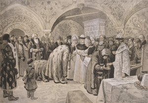 Witamy w Carynie po Wielkanocnej Jutrzni autorstwa Alexander Andreyevich Chikin