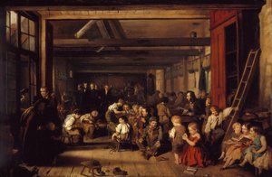 Pierwsza Ragged School, Westminster, 1851.