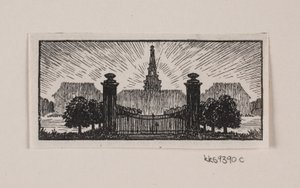 Duński:  Winieta do "Posthuset i Hirschholm" H. Hertza