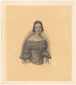 Portret Antoinette Marie Henriette Jeanne Reigersman, żony Jonkheera Pietera van den Brandelera autorstwa Alexander Cesar August Valois (signed by artist)