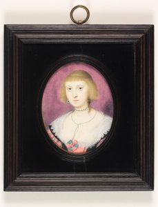 Lady Katherine Manners, księżna Buckingham (akwarela na welinie) autorstwa Alexander Cooper