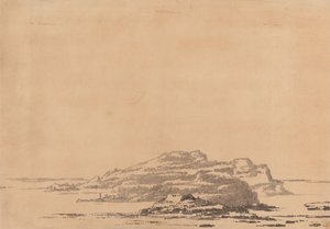 Fantastyczny krajobraz autorstwa Alexander Cozens