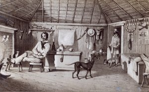 Pierwszy dom Squattera, ok. 1847 r. autorstwa Alexander Denistoun Lang