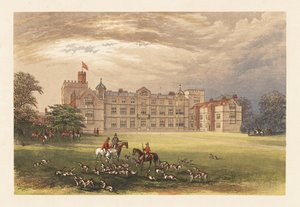 Burton Constable Hall, Yorkshire, Anglia. autorstwa Alexander Francis (after) Lydon