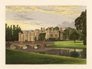 Deene Park, Northamptonshire, Anglia. autorstwa Alexander Francis (after) Lydon