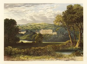 Denton Hall, Yorkshire, Anglia. autorstwa Alexander Francis (after) Lydon