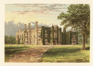 Drakelowe Hall, Derbyshire, Anglia. autorstwa Alexander Francis (after) Lydon