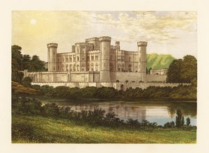 Zamek Eastnor, Herefordshire, Anglia. autorstwa Alexander Francis (after) Lydon
