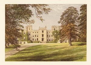 Zamek Mulgrave, Yorkshire, Anglia. autorstwa Alexander Francis (after) Lydon