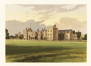 Zamek Penshurst, Kent, Anglia. autorstwa Alexander Francis (after) Lydon