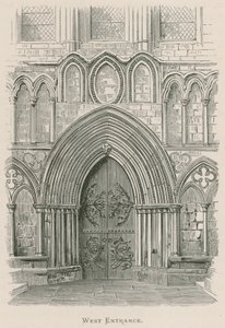 Bolton Priory, wejście zachodnie autorstwa Alexander Francis Lydon