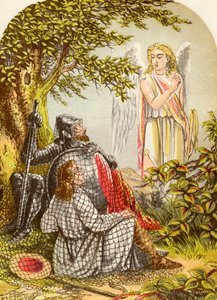 Christian and Hopeful Caught in the Net, z książki The Pilgrims Progress autorstwa Johna Bunyana, opublikowanej ok. 1880 r. autorstwa Alexander Francis Lydon