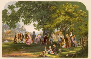 Ilustracja do Opuszczonej wioski złotnika autorstwa Alexander Francis Lydon