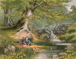 Ilustracja do Elegii Graya autorstwa Alexander Francis Lydon