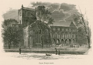 Opactwo Jedburgh, od północnego wschodu autorstwa Alexander Francis Lydon