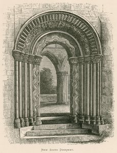 Opactwo Jedburgh, New South Doorway autorstwa Alexander Francis Lydon