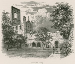 Opactwo Kirkstall, Cloister Court autorstwa Alexander Francis Lydon