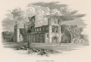 Opactwo Kirkstall, od północnego zachodu autorstwa Alexander Francis Lydon