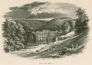 Opactwo Rievaulx, od wschodu