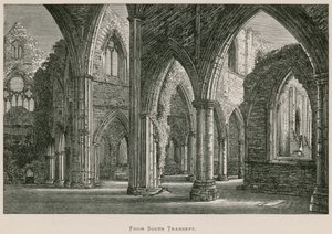 Opactwo Tintern, od południowego transeptu autorstwa Alexander Francis Lydon