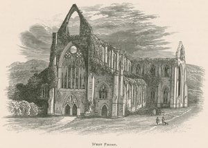 Opactwo Tintern, front zachodni autorstwa Alexander Francis Lydon