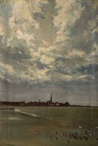 Hindelopen, Holandia, 1875. autorstwa Alexander Friedrich Werner
