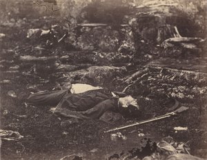 Ostatni sen strzelca wyborowego, Gettysburg, Pensylwania autorstwa Alexander Gardner